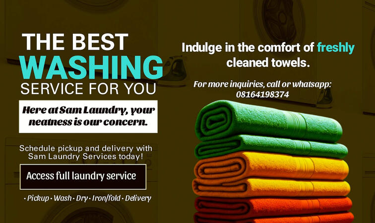 Laundry Website Ad