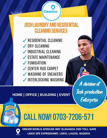 Laundry Flyer for Josh Cleaniux
